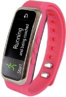 Supersonic SC61SW-PNK Fitness Wristband with Bluetooth, Pink; 0.91" OLED Screen; Reach up to 49ft.; Built-in BT 4.0 Allows You to Connect to External BT Enabled Devices; Compatible with Android 4.3; Compatible with Iphone 4S, IOS 6.0 and Above; Tracks Steps, Distance, Calories Burned and Active Minutes; UPC 639131900615 (SC61SWPNK SC61SW PNK SC-61SW-PNK SC 61SW-PNK)  
