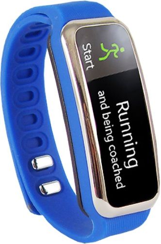 Supersonic SC62SW-BLU Fitness Wristband with Bluetooth, Blue; 0.91