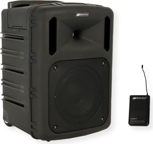 Amplivox SC800-70 Titan Companion Speaker Kit; Use with SW800 sound system up to 300 ft away; No messy cables or wires; Built-in 100W amp and receiver; 8