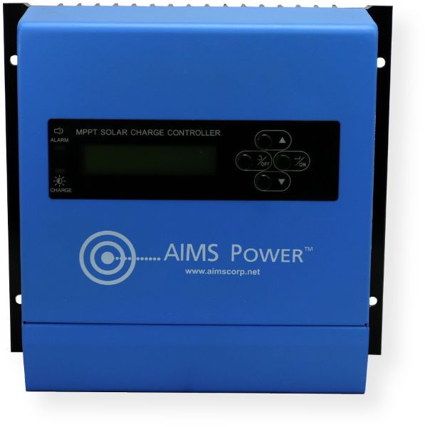 AIMS Power SCC30AMPPT Solar Charge Controller 30 Amp 12 / 24 VDC MPPT; MPPT technology, Maximum Power Point Tracking produces maximum available power from PV array to battery bank utilizing peak power of the I-V curve; Quality heatsink cooling, no fans needed and no thermal derating (SCC30A-MPPT SCC-30AMPPT SCC30A/MPPT  AIMS-SCC30AMPPT SCC/30AMPPT)