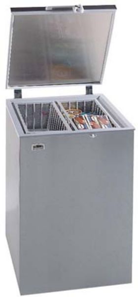 Summit SCF401SSMED Stainless Steel Manual Defrost Chest Freezer for Vaccine and Medical Storage with Front Lock, 5 CF Capacity, 3Manual Defrost Type, 3Upward Door Swing, Stainless Steel Cabinet Finish, Lift Up Door Door swing, Lock Type  Front Mounted, 115 Volts / 60 Hz (SCF-401SSMED SCF 401SSMED)