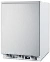 Summit SCFF52WXSSHH Compact Freezer 24" With 4.7 Cu. Ft. Capacity, Commercially Approved, Digital Thermostat, Factory Installed Lock, Open Door Alarm And Temperature; No-frost convenience eliminates the need to manually defrost the unit; Stainless steel handle is horizontally mounted for a unique look; Allows the freezer to be used as a freestanding model; UPC 761101054407 (SUMMITSCFF52WXSSHH SUMMIT SCFF52WXSSHH SUMMIT-SCFF52WXSSHH) 