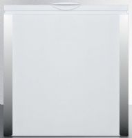 Summit SCFM62 Commercially Approved Upright Freezer with 5 cu. ft. Capacity Manual Defrost, White, Commercially approved for use in foodservice establishments, Manual defrost operation and static cooling system, Seamless interior liner simplifies clean-up, 5 cu.ft. interior with removable basket UPC  761101052168 (SCFM62) 