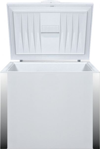 Summit SCFR50 Frost-Free Chest Freezer, 7.7 cuft, All-freezer, Forced air cooling, Lock, Basket, 115 volt, 60 cycle, Dimensions 33