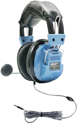 HamiltonBuhl SCG-AMV Deluxe Headset with Gooseneck Mic and In-Line Volume Control plus TRRS Plug; Deluxe, over-ear Design; 40mm Neodymium Speaker Drivers; Frequency Response 20-20000 Hz; Impedance 32 ohms; Sensitivity 105DB+/-4DB; 100MV Max. Input; 3.5mm TRRS Plugs; 4' Dura-Cord a chew-resistant, PVC-sleeved, braided cord for long-term durability and reliability; UPC 681181620500 (HAMILTONBUHLSCGAMV SCGAMV SCG AMV)
