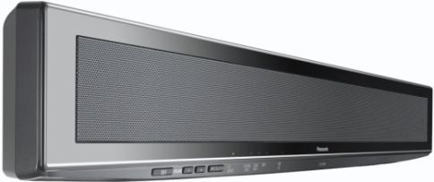 Panasonic SC-HTB10 Sound Bar Home theater system, Stereo Sound Output Mode, 120 Watt Output Power / Total, HDAVI control, Viera Link Additional Features, 2 x right/left channel speaker - built-in - 4 Ohm - wired 1 x subwoofer - 4 Ohm - wired Speakers, Right/left channel speaker : 1 x full-range driver - 2.5