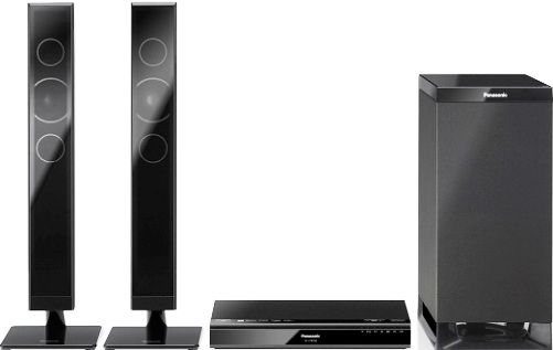 Panasonic SC-HTB350 Home Theater System Sound Bar with Subwoofer, 2.1 Channel System, 240 Watts Total System Power, 42