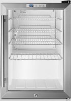 Summit SCR312LCSS Commercial Series  Beverage Cooler, Stainless Steel cabinet 2.5 cu.ft. Capacity, Reversible Door Swing, 4 Shelf Quantity, Wire Shelf Type, Automatic Defrost Type, Digital Thermostat Type, Side of Unit Condensor Location, R134a Freon Type, 2 Level Legs Quantity, ETL-S Sanitation, 1.3 Amps, 115 Volts, 21.25 inch Interior Height 1, 14 inch Interior Width 1, 14.60 inch Interior Depth 1, 7.50 inch Comp Step Height (SCR 312LCSS SCR-312LCSS SCR312L CSS SCR312L-CSS) 