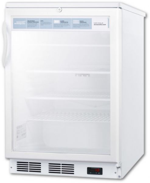 Summit SCR600LPRO Glass Door Commercial All-Refrigerator 24