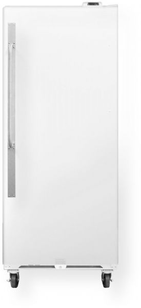 Summit SCUF20 Commercial all-freezer with digital thmst, casters, RHD; Commercially approved for use in foodservice establishments; True frost-free operation saves you maintenance by preventing icy buildup; Digital thermostat with external readout for easy and accurate temperature control; Sturdy 6