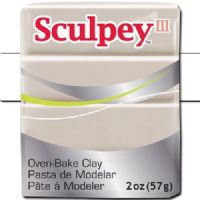 Sculpey S302-001 Polymer Clay, 2oz, White; Sculpey III is soft and ready to use right from the package; Stays soft until baked, start a project and put it away until you're ready to work again, and it won't dry out; Bakes in the oven in minutes; This very versatile clay can be sculpted, rolled, cut, painted and extruded to make just about anything your creative mind can dream up; UPC 715891110010 (SCULPEYS302001 SCULPEY S302001 S302-001 III POLYMER CLAY WHITE) 