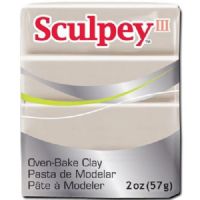 Sculpey S302-010 Polymer Clay, 2oz, Translucent; Sculpey III is soft and ready to use right from the package; Stays soft until baked, start a project and put it away until you're ready to work again, and it won't dry out; Bakes in the oven in minutes; This very versatile clay can be sculpted, rolled, cut, painted and extruded to make just about anything your creative mind can dream up; UPC 715891110102 (SCULPEYS302010 SCULPEY S302010 S302-010 III POLYMER CLAY TRANSLUCENT) 