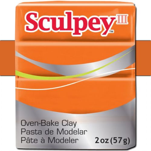 Sculpey S302-033 Polymer Clay, 2oz, Sweet Potato; Sculpey III is soft and ready to use right from the package; Stays soft until baked, start a project and put it away until you're ready to work again, and it won't dry out; Bakes in the oven in minutes; This very versatile clay can be sculpted, rolled, cut, painted and extruded to make just about anything your creative mind can dream up; UPC 715891110331 (SCULPEYS302033 SCULPEY S302033 S302-033 III POLYMER CLAY SWEET POTATO)