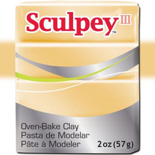 Sculpey S302-1132 Polymer Clay, 2oz, Jewelry Gold; Sculpey III is soft and ready to use right from the package; Stays soft until baked, start a project and put it away until you're ready to work again, and it won't dry out; Bakes in the oven in minutes; This very versatile clay can be sculpted, rolled, cut, painted and extruded to make just about anything your creative mind can dream up; UPC 715891111321 (SCULPEYS3021132 SCULPEY S3021132 S302-1132 III POLYMER CLAY JEWELRY GOLD)