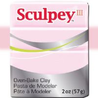 Sculpey S302-1209 Polymer Clay, 2oz, Ballerina; Sculpey III is soft and ready to use right from the package; Stays soft until baked, start a project and put it away until you're ready to work again, and it won't dry out; Bakes in the oven in minutes; This very versatile clay can be sculpted, rolled, cut, painted and extruded to make just about anything your creative mind can dream up; UPC 715891112090 (SCULPEYS3021209 SCULPEY S3021209 S302-1209 III POLYMER CLAY BALLERINA) 