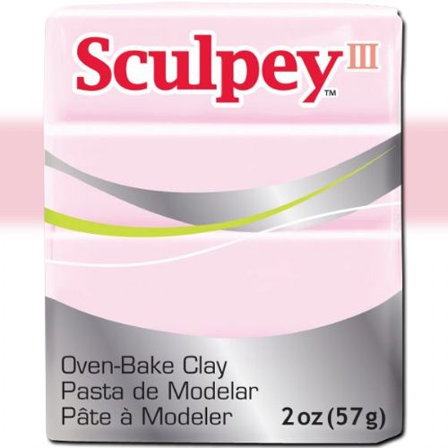 Sculpey S302-1209 Polymer Clay, 2oz, Ballerina; Sculpey III is soft and ready to use right from the package; Stays soft until baked, start a project and put it away until you're ready to work again, and it won't dry out; Bakes in the oven in minutes; This very versatile clay can be sculpted, rolled, cut, painted and extruded to make just about anything your creative mind can dream up; UPC 715891112090 (SCULPEYS3021209 SCULPEY S3021209 S302-1209 III POLYMER CLAY BALLERINA)