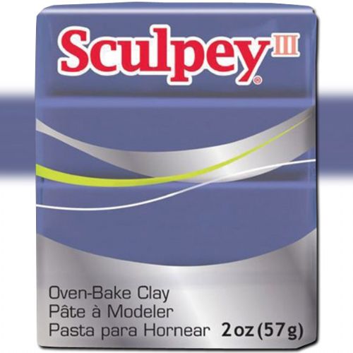Sculpey S302-355 Polymer Clay, 2oz, Gentle Plum; Sculpey III is soft and ready to use right from the package; Stays soft until baked, start a project and put it away until you're ready to work again, and it won't dry out; Bakes in the oven in minutes; This very versatile clay can be sculpted, rolled, cut, painted and extruded to make just about anything your creative mind can dream up; UPC 715891113424 (SCULPEYS302355 SCULPEY S302355 S302-355 III POLYMER CLAY GENTLE PLUM)