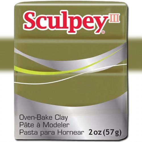 Sculpey S302-360 Polymer Clay, 2oz, Camouflage; Sculpey III is soft and ready to use right from the package; Stays soft until baked, start a project and put it away until you're ready to work again, and it won't dry out; Bakes in the oven in minutes; This very versatile clay can be sculpted, rolled, cut, painted and extruded to make just about anything your creative mind can dream up; UPC 715891113448 (SCULPEYS302360 SCULPEY S302360 S302-360 III POLYMER CLAY CAMOUFLAGE)