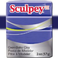 Sculpey S302-513 Polymer Clay, 2oz, Purple; Sculpey III is soft and ready to use right from the package; Stays soft until baked, start a project and put it away until you're ready to work again, and it won't dry out; Bakes in the oven in minutes; This very versatile clay can be sculpted, rolled, cut, painted and extruded to make just about anything your creative mind can dream up; UPC 715891115138 (SCULPEYS302513 SCULPEY S302513 S302-513 III POLYMER CLAY PURPLE) 