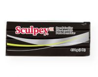 Sculpey S31042 III Oven-Bake Clay Black; Available in convenient, economical one pound sizes; Black and white colors only; Shipping Weight 1.00 lb; Shipping Dimensions 5.2 x 2.3 x 1.9 in; UPC 715891042168 (SCULPEYS31042 SCULPEY-S31042 III-S31042  MODELING SCULPTING) 