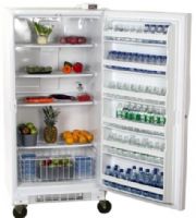 Summit SCUR20 All-Refrigerator with Door Storage, Interior Light, Casters, Lock, Digital Thermostat and For Commercial Use, 21 Cu. Ft. Refrigerator Capacity, White Body Color, White Door Color, Frost-Free Defrost Type, Right Hinged Door Swing, Precision Digital Thermostat, Pull out basket Casters (SCUR 20 SCUR-20) 