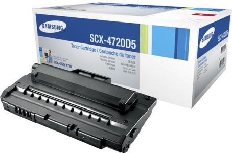 Samsung SCX-4720D5 Black Toner Cartridge For use with Samsung SCX-4520, SCX-4720F and SCX-4720FN Printers, Up to 5000 pages at 5% Coverage, New Genuine Original Samsung OEM Brand, UPC 635753611632 (SCX4720D5 SCX 4720D5 SCX-4720-D5 SCX-4720)