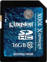 Kingston SD10G2/8GB Ultimate X Flash memory card, 100x : 20 MB/s - read 15 MB/s - write Speed Rating, 8 GB Storage Capacity, Class 10 SD Speed Class, SDHC Memory Card Form Factor, 3.3 V Supply Voltage, Write protection switch Features, 1 x SDHC Memory Card Compatible Slots, UPC 740617186185 (SD10G28GB SD10G2-8GB SD10G2 8GB) 