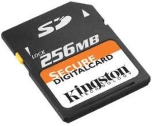 Kingston SD/256 256MB Secure Digital (SD) Card, Digital Media (SD256 SD-256 SD 256 KINSD256 KIN-SD256)
