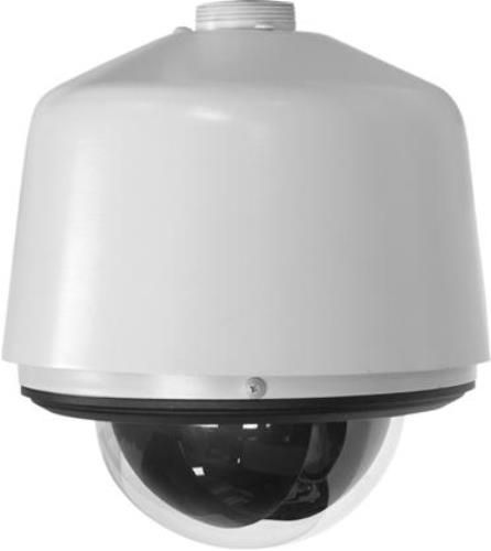 Pelco SD429-PS-GE0 Spectra IV SE Series 29X Indoor/Outdoor Stainless Steel Environmental Pendant Smoked Lower Dome System, Light Gray Back Box Color, NTSC Signal Format, Scanning System 2:1 Interlace, 1/4-inch EXview HAD Image Sensor, 128X Wide Dynamic Range, Effective Pixels 768 (H) X 494 (V), Horizontal Resolution more than 540 TV Lines (SD429PSGE0 SD429PS-GE0 SD429-PSGE0 SD429 PS-GE0)