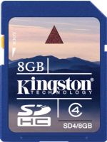 Kingston SD4/8GB Flash memory card - SDHC Memory Card, 8 GB Storage Capacity, Class 4 SD Speed Class, SDHC Memory Card Form Factor, 3.3 V Supply Voltage, 1 x SDHC Memory Card Compatible Slots (SD48GB SD4-8GB SD4 8GB) 