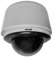 Pelco SD4N27-PG-E0 Spectra IV IP Series Network Dome Camera, Light Gray Back Box/Smoked Lower Dome, Pan/Tilt/Zoom, For Outdoor Use, Pendant Mount, NTSC Video Format, MPEG-4 & MJPEG, 540 TV Lines Horizontal Resolution, 12X Digital Zoom, 1/2 sec - 1/30000 sec Exposure Range, 0.65 lux Minimum Illumination - Color, Audio Support (SD4N27PGE0 SD4N27PG-E0 SD4N27-PGE0 SD4N27 PG-E0) 