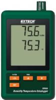 Extech SD500 Humidity/Temperature Datalogger, Records data on an SD card in Excel format; Dual LCD simultaneously displays Relative Humidity and Temperature readings; Datalogger stores readings on an SD card in Excel format for easy transfer to a PC; Selectable data sampling rate: 5, 10, 30, 60, 120, 300, 600 seconds or Auto; UPC 793950435007 (EXTECHSD500 EXTECH SD500 TEMPERATURE DATALOGGER) 