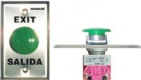 Seco-Larm SD-7201GCPE1Q ENFORCER Push-to-Exit Single-gang Plate, 1-1/2" Green mushroom-cap button, Stainless-steel face-plate, NO/NC contact rated 5A@125VAC, "EXIT" and "SALIDA" printed on plate (SD7201GCPE1Q SD 7201GCPE1Q SD-7201-GCPE1Q)  