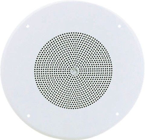 Atlas Sound SD72W Speaker - wired, 15 Watt Nominal RMS Output Power, 25 Watt Max RMS Output Power, 45 - 19000 Hz Response Bandwidth, 97 dB Sensitivity, In-ceiling mounted Recommended Placing, 25/70V power tap selector Additional Features, Speaker - 15 Watt - 45 - 19000 Hz - 8 Ohm - in-ceiling mounted - wired, UPC 612079179954 (SD72W SD-72W SD 72W SD-72-W SD 72 W)