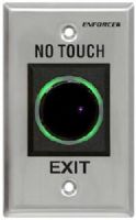 Seco-Larm SD-927PKC-NEQ ENFORCER No Touch Request-to-Exit Sensor with English Message; “No Touch/Exit” printed on plate; No Touch - just wave a hand in front of sensor; Sensing range up to 4" (10cm); Reliable IR technology senses motion; No touch reduces the risk of cross-contamination; Stainless steel single gang plate; UPC 676544002727 (SD927PKCNEQ SD927PKC-NEQ SD-927PKCNEQ)  