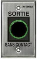 Seco-Larm SD-927PKC-NFQ ENFORCER No Touch Request-to-Exit Sensor with French Message; “Sans Contact/Sortie” printed on plate; No Touch - just wave a hand in front of sensor; Sensing range up to 4" (10cm); Reliable IR technology senses motion; No touch reduces the risk of cross-contamination; Stainless steel single gang plate (SD927PKCNFQ SD927PKC-NFQ SD-927PKCNFQ) Seco-Larm SD-927PKC-NFQ ENFORCER No Touch Request-to-Exit Sensor with French Message; “Sans Contact/Sortie” printed on plate; No Touc 