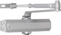 Seco-Larm SD-C131-SQ Surface-type Door Closer, Reversible non-handed design, Fits metal or wood doors up to 36" - 91cm wide, Door weight up to 140-lb , 65kg, size 3, Anodized aluminum body, Silver finish, Forged steel arms (SDC131SQ SD-C131-SQ SD C131 SQ) 