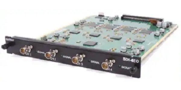 Opticis SDI-4EO Electrical 4 ports SDI output card; For use with OMM-2500 and OMM-1000 optical Modular Matrixes; Weight 1 pound (SDI4EO SDI 4EO)