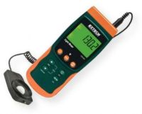 Extech SDL400 Light Meter/Datalogger, Wide range to 10000Fc or 100kLux, Cosine and color-corrected measurements, Utilizes precision silicon photo diode and spectral response filter, Datalogger date/time stamps and stores readings on an SD card in Excel format for easy transfer to a PC, Offset adjustment used for zero function to make relative measurements, UPC 793950434000 (SDL-400 SDL 400 SD-L400) 
