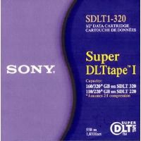 Sony SDLT1-320 Super DLT Media, 160GB Native/320GB Compressed, 500000 Head Passes Durability, Super DLT Tape Technology, Linear Serpentine Recording Method (SDLT1320 SDLT1 320) 