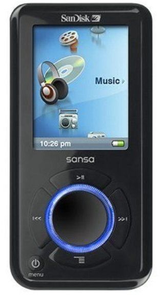 SanDisk SDMX4-2048-A70 SANSA E250 2GB Black Digital Audio Player MP3 Player, 1.8-inch color TFT LCD, Sleek, ultra-thin digital audio/image/video player with 2 GB of flash memory, Compatible with MP3, WMA, and WMA-DRM10 music files (PlaysForSure) (E250 E 250 E-250 SDMX4-2048-A70 SDMX42048A70)