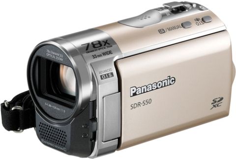 Panasonic SDR-S50N SD Camcorder With 78x Zoom & Wide Angle Lens, 2.7