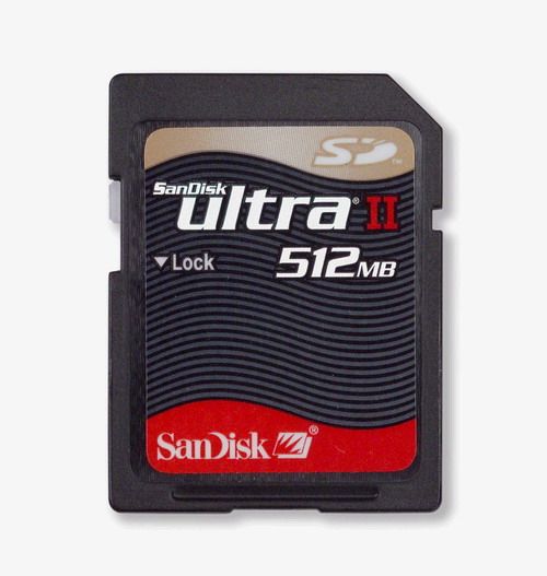 Sandisk SDSDPH-512RUltra II SD Card 512MB (SDSDPH512R, SDSDPH512-R, SDSDPH-512-R, SDSDPH-512)