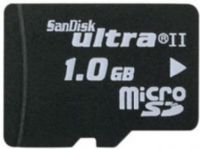 SanDisk SDSDQU-1024-A10 Ultra II Mobile microSD 1GB Memory Card, High-capacity card allows for longer playlists of music, full-length videos for mobile phones, or storing hundreds of photos (SDSDQU1024A10 SDSDQU1024-A10 SDSDQU-1024A10 SDSDQU-1024 SDSDQU1024) 