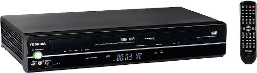 Toshiba SD-V296 Refurbished DVD and VCR Combo Player, Video D/A 14-Bit/108MHz, ColorStream Pro Progressive Scan Component Video Output, Full-Featured 4 Head VCR, JPEG Viewer, Digital Picture Zoom, Fast Scan, Slow Motion, Multi-Camera Angle Select, Multi-Language Select, Multi-Subtitle Select, UPC 022265001844 (SDV296 SD V296 SDV-296 SDV 296 SDV296-R)