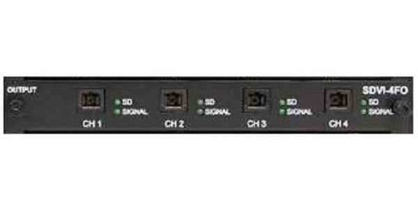 Opticis SDVI-1FO Optical 4ports 1 fiber DVI output card; For use with OMM-2500 and OMM-1000 optical Modular Matrixes; Weight 1 pound (SDVI1FO SDVI 1FO) 