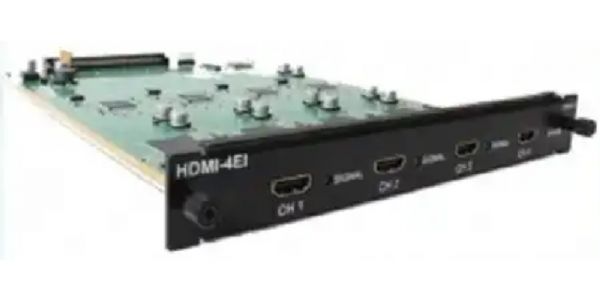 Opticis SDVI-4EI Electrical 4 ports Single link DVI input card; For use with OMM-2500 and OMM-1000 optical Modular Matrixes; Weight 1 pound (SDVI4EI SDVI 4EI)