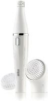 Braun SE820 Face Beauty; Slim epilator head; Waterproof & Washable; 10 micro-opening capture finest hairs (0.02mm); 200 movements per second; For chin, upper lip, forehead, and to maintain eyebrows in shape; Sonic facial brush removes make-up and impurities; For use in your shower routine with your favourite cleansing gel; UPC 069055870235 (SE-820 SE 820) 