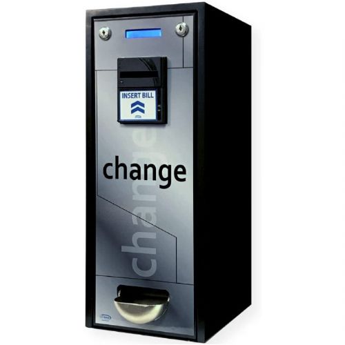 Seaga CM1250 Dollar Bill Changer Coin Vending Machine Fits 1000 Coins ($250) or US Quarter Sized Tokens for Games or Slot Machines Best ChangeMaker; 1000 Coin Capacity; Conveniently Compact; Reliable Rotary Delivery System; Equipped With Bellis Bill Validator; Accepts $1's and $5's; Programmable for $10's and $20's; Easily Mounts to a Vending Machine or Wall (template included); Ergonomic Coin Catcher; Solid Steel Construction (SEAGACM1250 SEAGA CM1250 BILL CHANGER)