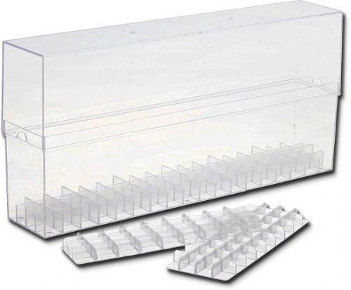 Copic SEC72 Sketch, 72-Piece Sketch Marker Clear Empty Case; Keep markers organized with these stands and cases; Clear; Dimensions 12.88